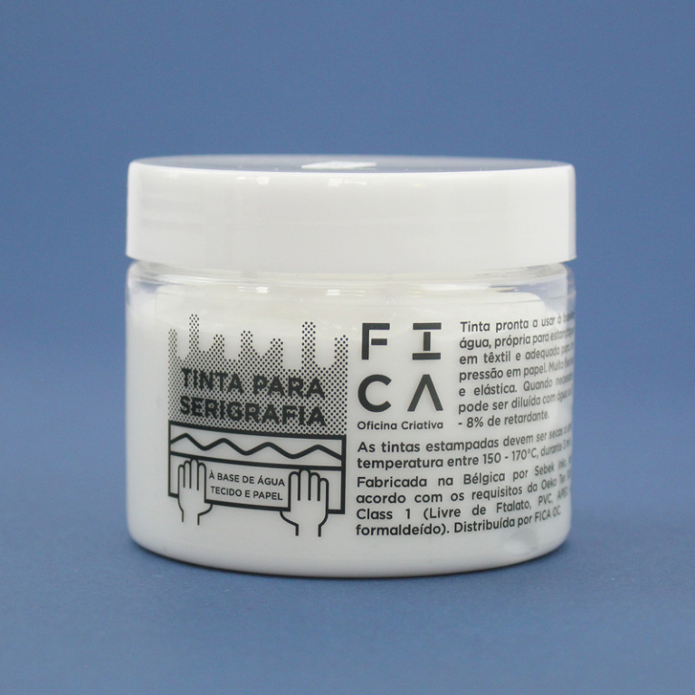 Tintas para Serigrafia - Base Transparente | Tecido - FICA Oficina Criativa
