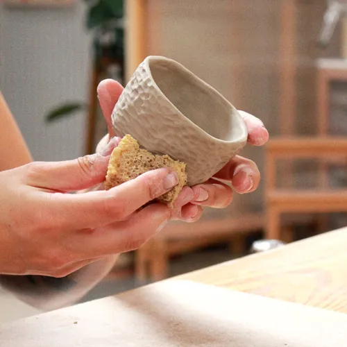 curso de cerâmica na FICA oficina criativa - texturas