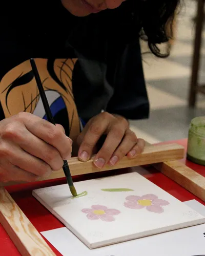 ceramics workshops - tile painting workshop