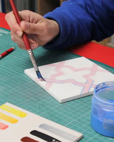 ceramics workshops - tile painting workshop