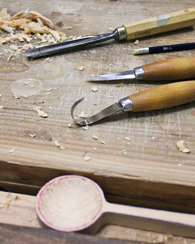 workshops de marcenaria- workshop de spoon carving