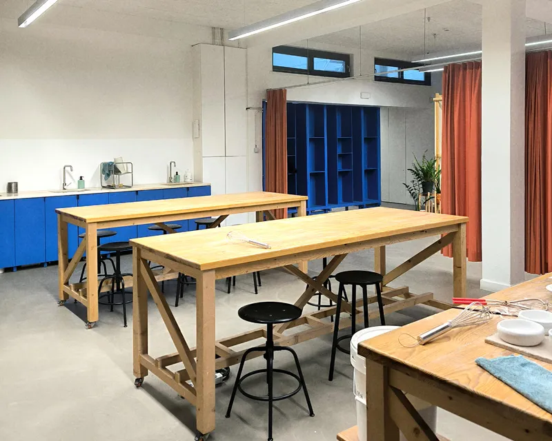 vocational school - open ceramics studio