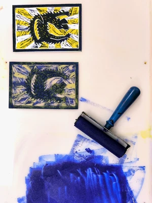 workshop linogravura